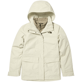【经典款】thenorthface北面三合一冲锋衣女户外防水保 228/白色 l