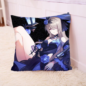 花仟陌崩坏3周边抱枕狂热蓝调全人物符华同款枕头双面可拆洗三 22 50
