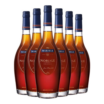 【预售】马爹利(martell)名士vsop 干邑白兰地750ml*6支装 法国进口