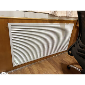 定制暖气罩铝合金出风口空调进风口百叶窗检修口盖板地暖分水器罩 洞