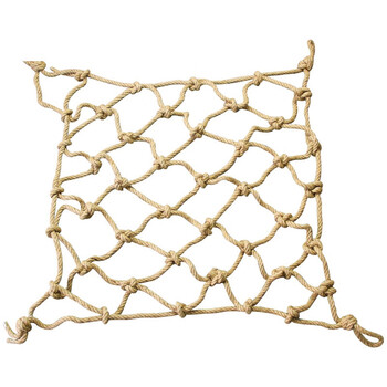 麻绳网格装饰网护网酒吧吊顶楼梯护栏网挂衣网攀爬网安围网6毫米粗的