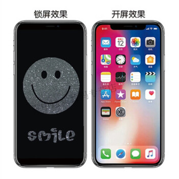 eoenkk適用蘋果iphone12pro息影鋼化膜iphone11全屏xr手機膜xsmax卡通