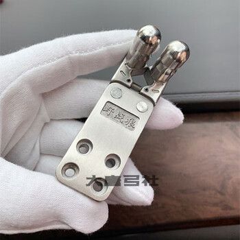 【好物推荐】  不锈钢两轴齿轮联动弹弓扁皮夹蛋器弹工导轨撒放器免手