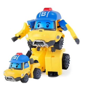 520礼物 雷恩消防队 变形警车珀利poli变形儿童玩具机器人罗伊消防车