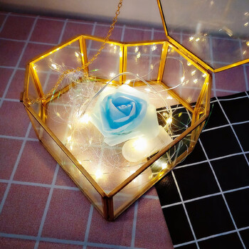 星星纸玻璃瓶   星星折纸玻璃瓶幸运星成品装许愿爱心罐瓶子的diy手工