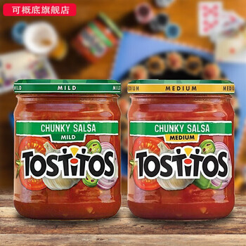 salsa多氏微辣味莎莎沾酱番茄调味酱美国中辣味莎莎酱微辣味莎莎酱