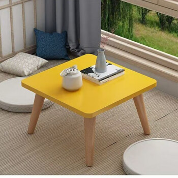 晴茜  飘窗迷你小桌子榻榻米炕几阳台小茶桌床上办公写字桌 正方形】