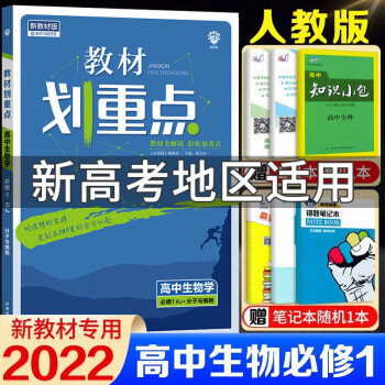 新教材2022新版教材划重点生物必修一人教版RJ 高中生物学必修1分子与细胞 高一教材全套上册_高一学习资料