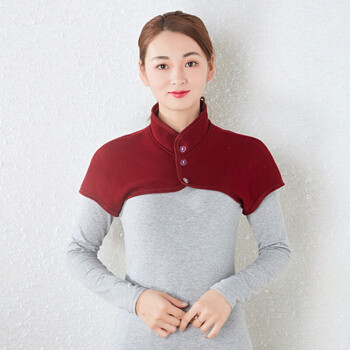 春夏季薄款护肩保暖睡觉肩部坐月子护肩膀套棉透气脖套男女士通用薄绒