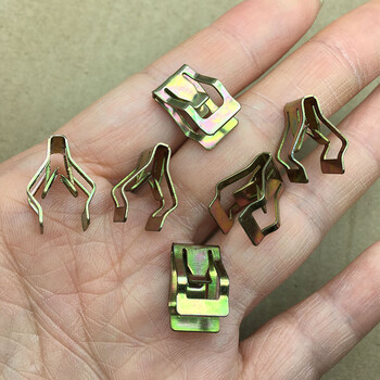 适用奥迪a4la4a3a5a6la7q7q5q3仪表盘中控台导航内饰板铁卡扣卡子30个