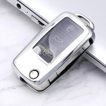 适用于大众朗逸钥匙套汽车钥匙包新帕萨特途观polo宝来速腾斯柯达包扣