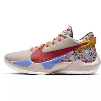 字母哥2代篮球鞋黑白白水泥磨实战低帮男女球鞋字母哥2褐蓝红36