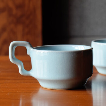 茶杯功夫茶具敞口杯35ml孟普洱茶杯功夫汉风杯70ml周盘杯130ml天青釉