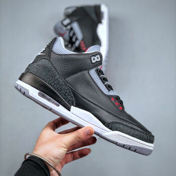 乔3 aj3代中帮复古休闲运动文化篮球鞋. 白橙色 36