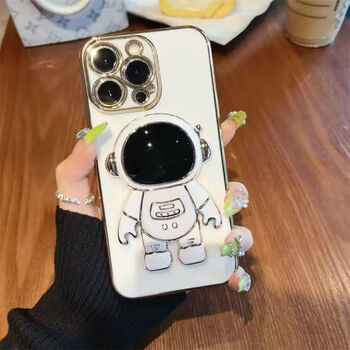 抖音同款电镀宇航员opporeno567a92sa96手机壳reno345女电镀款宇航员