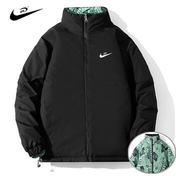 耐克(nike) 耐克nike羽绒棉服男士冬季双面穿棉衣新潮款立领短款面包