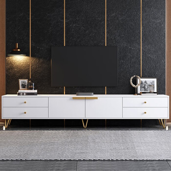 宜造电视柜现代简约小户型家用客厅轻奢地柜茶几组合卧室电视机边柜子