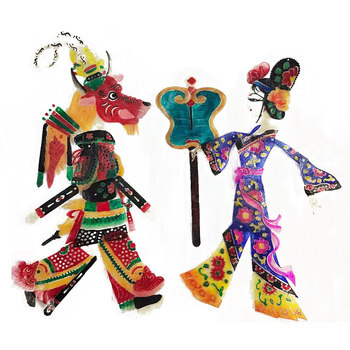 皮影人偶道具幼儿园剧西安幕布材料包西游记儿童牛魔王铁扇公主剧本