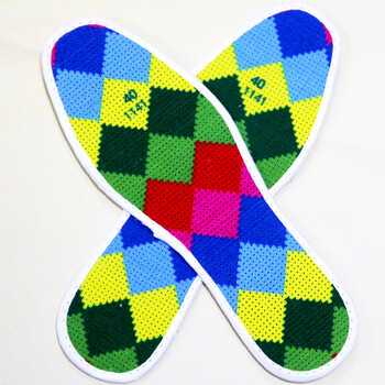 度佳行手工自己绣十字绣鞋垫男女绣花半成品刺绣结婚加厚透气绣鞋垫