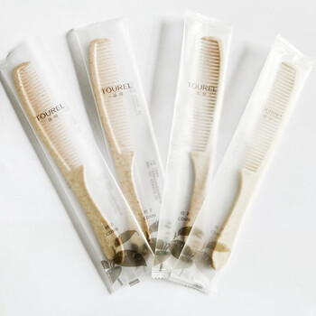 絮实 卷膜袋梳子 各星级 主题 民宿酒店 美容会所 待客梳子50把装