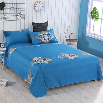 8/2米双人床单ins风卡通 罗拉-蓝色 2米床用:2.7*2.3米床单1件