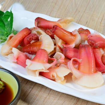 蜜鲜湾兰花蚌冰山蚌刺身新鲜冻象拔蚌即食北极兰花蚌仔边海鲜贝类500g