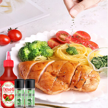 盛源来欧芹碎研磨干香芹片牛排意面撒料西餐调料欧芹碎16g1番茄酱280g