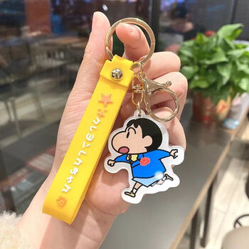 zgmr蜡笔小新挂件可爱蜡笔小新头像情侣亚克力挂件男女小情侣包包钥匙