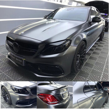 汽车贴膜全车身改色膜xp隐形车衣tpu膜磨砂陶瓷电光金属战斗山灰 定金