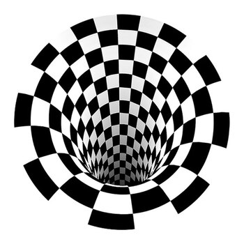 3d眩晕养狗神器狗狗视觉效果立体错觉陷阱旋涡地垫抖音同款3d漩涡540