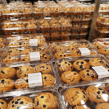 上海开市客costco 蔓越莓核桃马芬*6 蓝莓马芬*6 科克兰综合马芬蛋糕