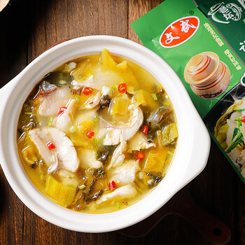 文武 酸菜鱼腌制调料包300g袋装酸菜全料泡芥菜专用底料包 鱼酸菜300g