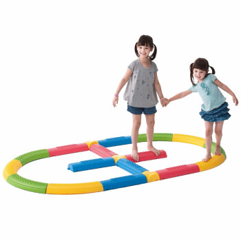 台湾原产Weplay儿童感统训练教具直线曲线波浪组合踩踏平衡触觉板