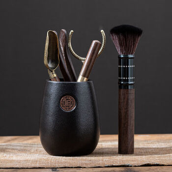 厨房必备用品优选黑檀实木茶道六君子套装大全6君子泡茶工具茶夹针勺