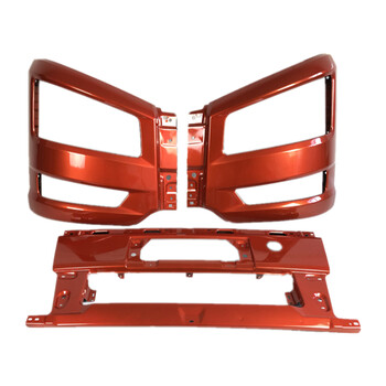 适用解放j6p大灯框 新款j6p前保险杠总成灯罩j6p货车配件原厂一汽 高