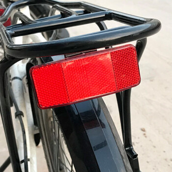 自行车前反光板p18d8折叠车前叉反光片自行车后反光板山地车夜间骑行