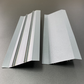 鹿色现货喷涂烤漆深灰色铝合金百叶片75mm*0.