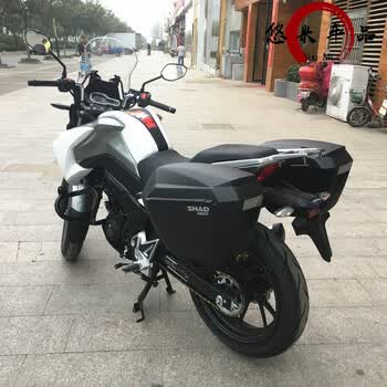 栀蓝22-23年新款五羊本田猛鸷cb190x边箱尾箱三箱sh23摩托车快拆后备