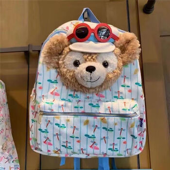 川淞书包可爱达菲熊可爱软妹双肩包初高中大容量背包卡通夏系列达菲