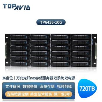 TOPAVID TP6436-10G׹nas洢36λʽй洢 TP6436-720TBҵ洢