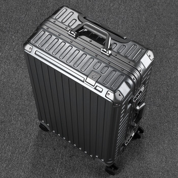 日本漫游行李箱铝框小型20吋万向轮24旅行箱登机皮拉杆箱子26男女 枪