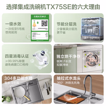 如何说:美的集成水槽洗碗机TX75SE真的好吗,交流两个月心得分享！