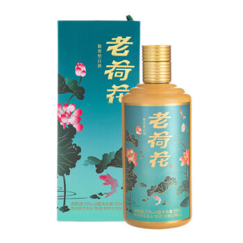 京都貴州荷花酒 老荷花夏荷53度醬香型 500ml禮盒裝 坤沙純 500ml*1瓶