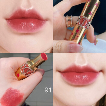圣罗兰ysl圆管1391351221211301318011476银管星星口红02 星星外壳圆