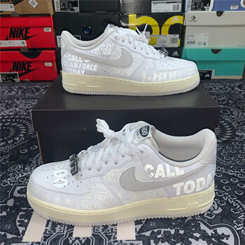 eaek官方旗舰店af1空军一号白灰3m反光1800低帮板鞋男百搭男女情侣