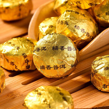 赣香婆陈皮熟茶小金沱云南普洱茶熟茶糯米香小沱茶陈香普洱熟茶叶批发