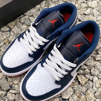 耐克(nike)aj1 low午夜蓝低帮运动鞋乔1经典复古运动鞋学生鞋潮母婴
