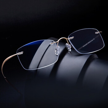 镜男士远近两用防蓝光高清老人轻自动变焦老花眼镜男 金框单光 300度