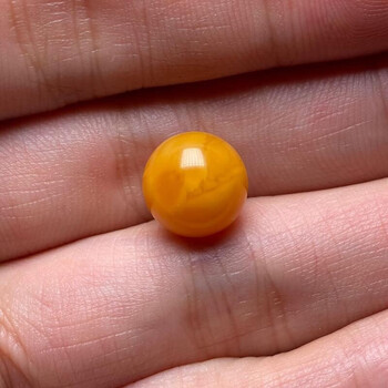 嘉屹俄料老蜜蜡单珠老花蜡圆珠子散珠108佛珠手串金刚星月配饰 老花蜡