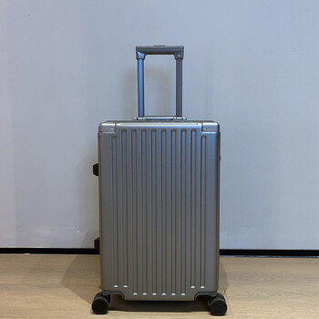 漫游箱子行李箱拉杆箱 子弹银色 20英寸